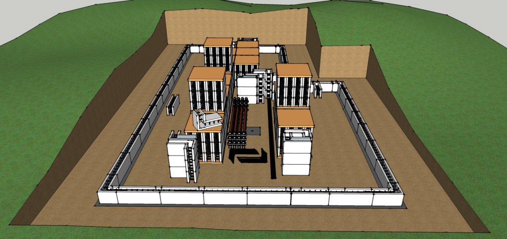 Basement Model with Material Staged
