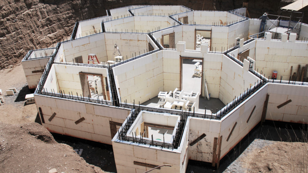 Project before the concrete pour